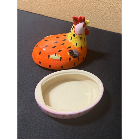 Pfaltzgraff The Secrets Of Pistoulet By Jane Kolpen Chicken Trinket, Relish Dish - Picture 5 of 9